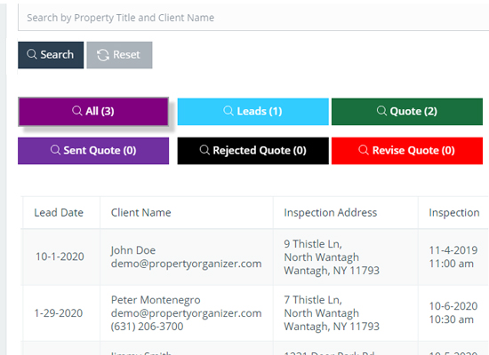 Lead Tracking and CRM